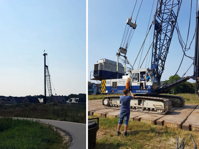 De bouw is gestart voor een EPC=0 woning in Rockanje