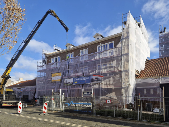 Voortgang transformatie brandweerkazerne Vlaardingen