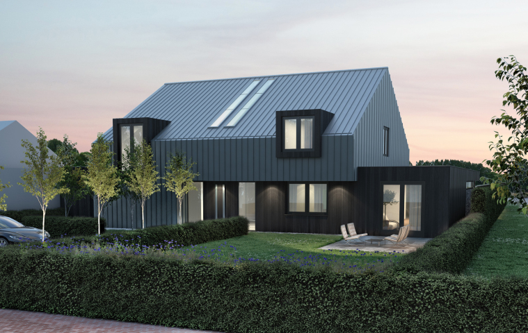 Moderne villa aan het Brielse meer