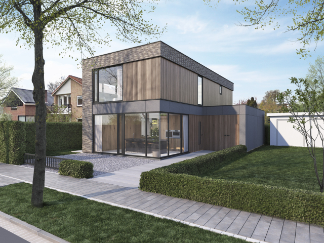 Omgevingsvergunning voor een moderne woning