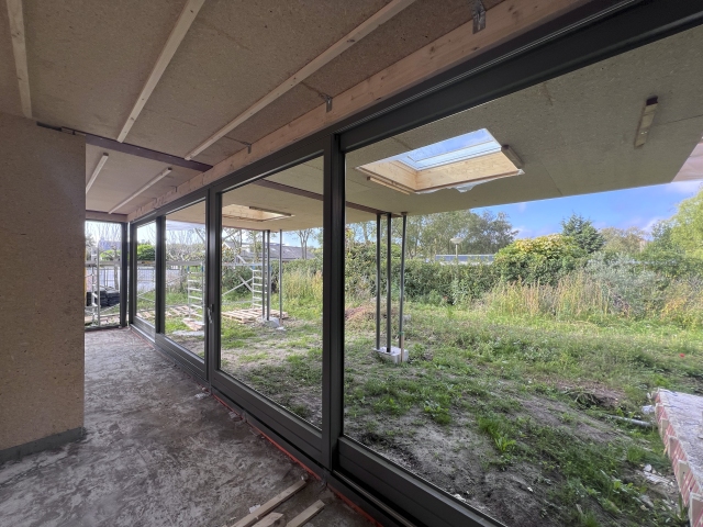 Bouwvoortgang patio-bungalow